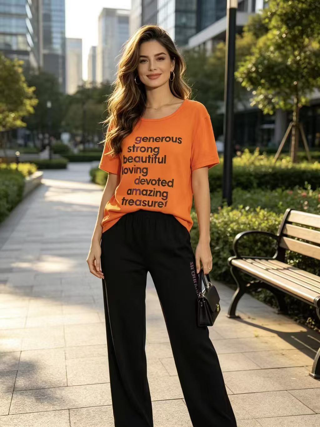Shorts Pants Two-Piece Set Q260905082247001